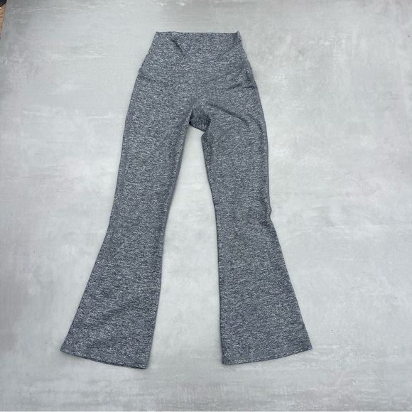 Quince Pants - Quince Heather Grey Ultra-Soft Cropped Bootcut Pants